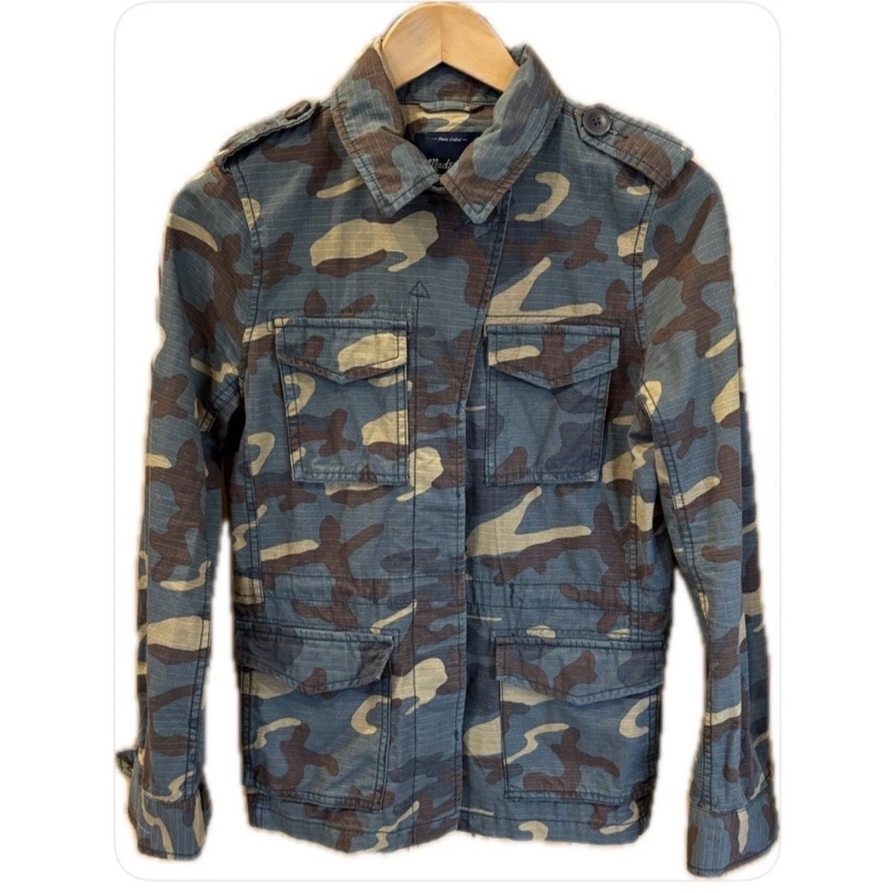 Madewell NWOT Camouflage Military Style Jacket XS